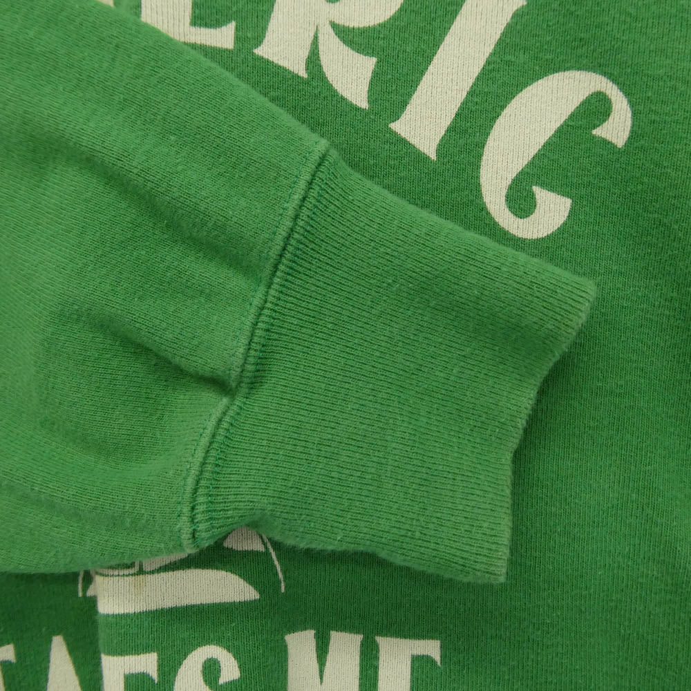 HYSTERIC GLAMOUR ヒステリックグラマー 22AW 02223CS13 TAKES ME HIGHER クルーネック スウェット トレーナー グリーン系 L【中古】