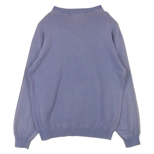 HYSTERIC GLAMOUR ヒステリックグラマー 26SS 02261NS04 HYSTERIC SUN GIRL ヒステリックサンガール フェード加工 クルーネック ニット セーター パープル系 M【中古】