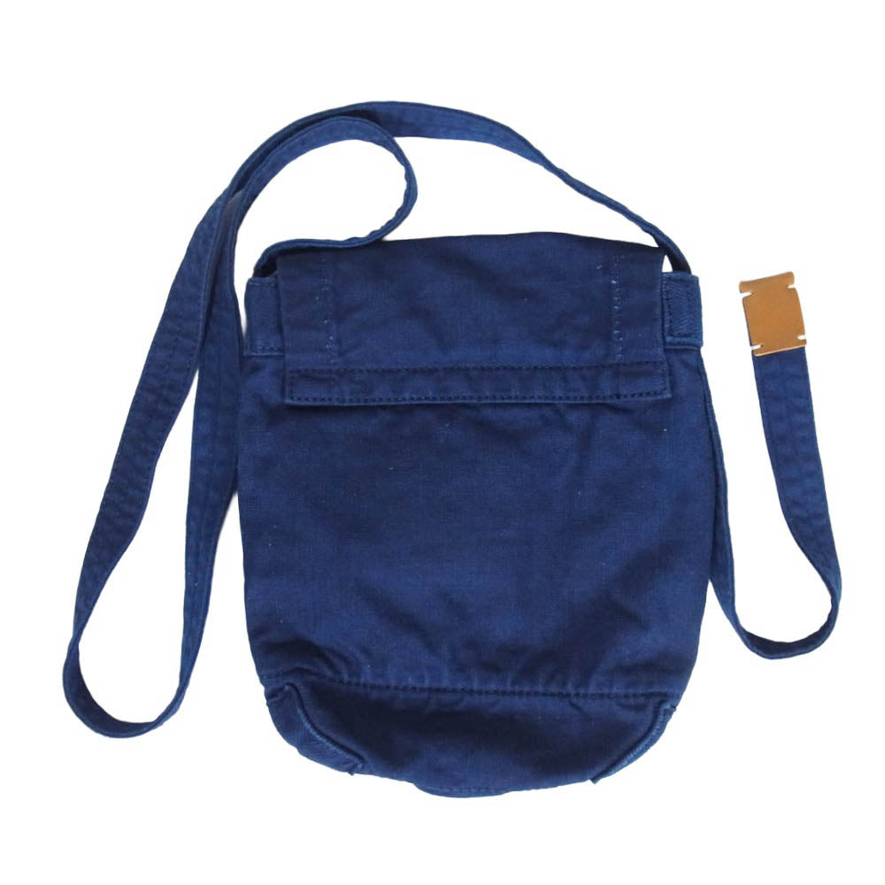 LUGGAGE LABEL ラゲッジレーベル 977-19537 TRUE BLUE トゥルーブルー FLAP SHOULDER BAG フラップ ショルダー バッグ インディゴ インディゴブルー系【極上美品】【中古】