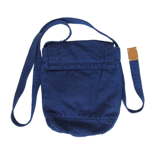 LUGGAGE LABEL ラゲッジレーベル 977-19537 TRUE BLUE トゥルーブルー FLAP SHOULDER BAG フラップ ショルダー バッグ インディゴ インディゴブルー系【極上美品】【中古】