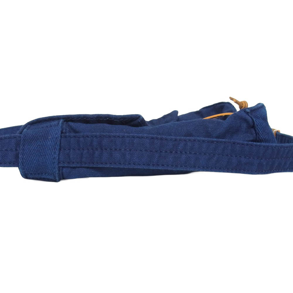 LUGGAGE LABEL ラゲッジレーベル 977-19537 TRUE BLUE トゥルーブルー FLAP SHOULDER BAG フラップ ショルダー バッグ インディゴ インディゴブルー系【極上美品】【中古】