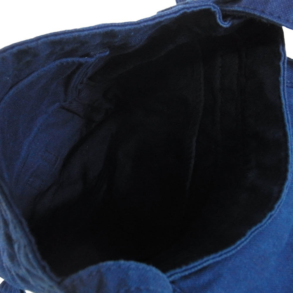 LUGGAGE LABEL ラゲッジレーベル 977-19537 TRUE BLUE トゥルーブルー FLAP SHOULDER BAG フラップ ショルダー バッグ インディゴ インディゴブルー系【極上美品】【中古】