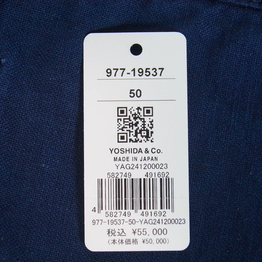 LUGGAGE LABEL ラゲッジレーベル 977-19537 TRUE BLUE トゥルーブルー FLAP SHOULDER BAG フラップ ショルダー バッグ インディゴ インディゴブルー系【極上美品】【中古】