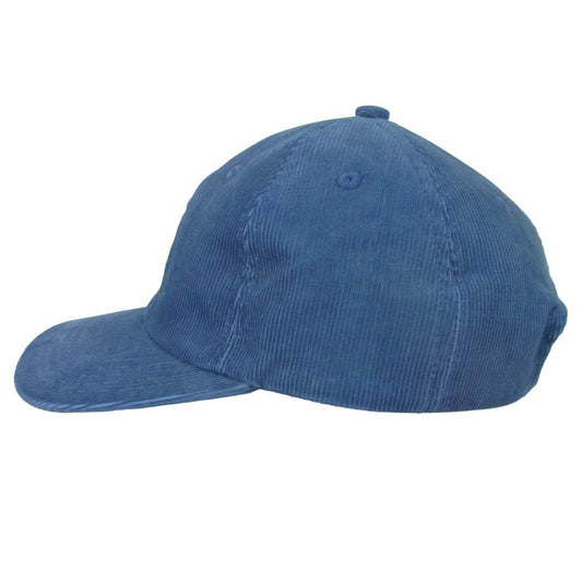 STANDARD CALIFORNIA スタンダードカリフォルニア Corduroy Logo Baseball Cap コーデュロイ ロゴ ベースボール キャップ 帽子 ブルー系 サイズ表記なし【極上美品】【中古】