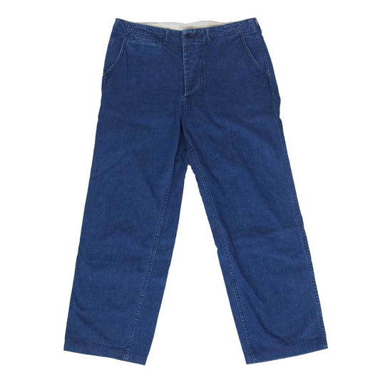 STANDARD CALIFORNIA スタンダードカリフォルニア SD 41Khaki Denim Pants Vintage Wash ヴィンテージウォッシュ加工 41カーキ デニム パンツ インディゴブルー系 32【中古】