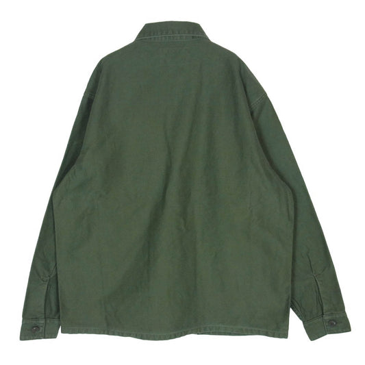 STANDARD CALIFORNIA スタンダードカリフォルニア SD FATIGUE SHIRT VINTAGE WASH ヴィンテージ加工 ファティーグ シャツ ミリタリーシャツ OLIVE L【極上美品】【中古】
