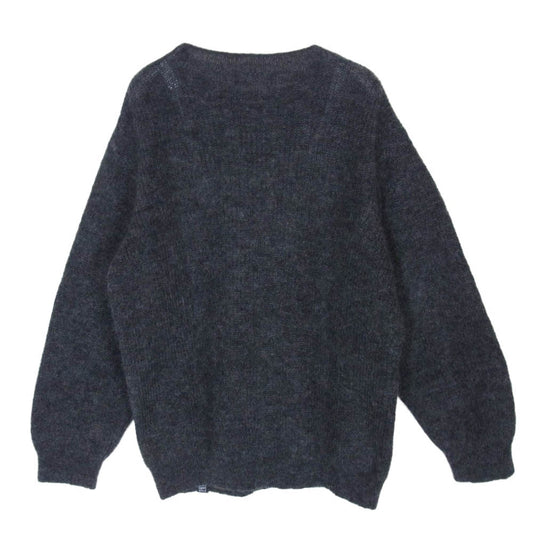 STANDARD CALIFORNIA スタンダードカリフォルニア モヘア クルーネック セーター ニット ダークグレー系 L【極上美品】【中古】