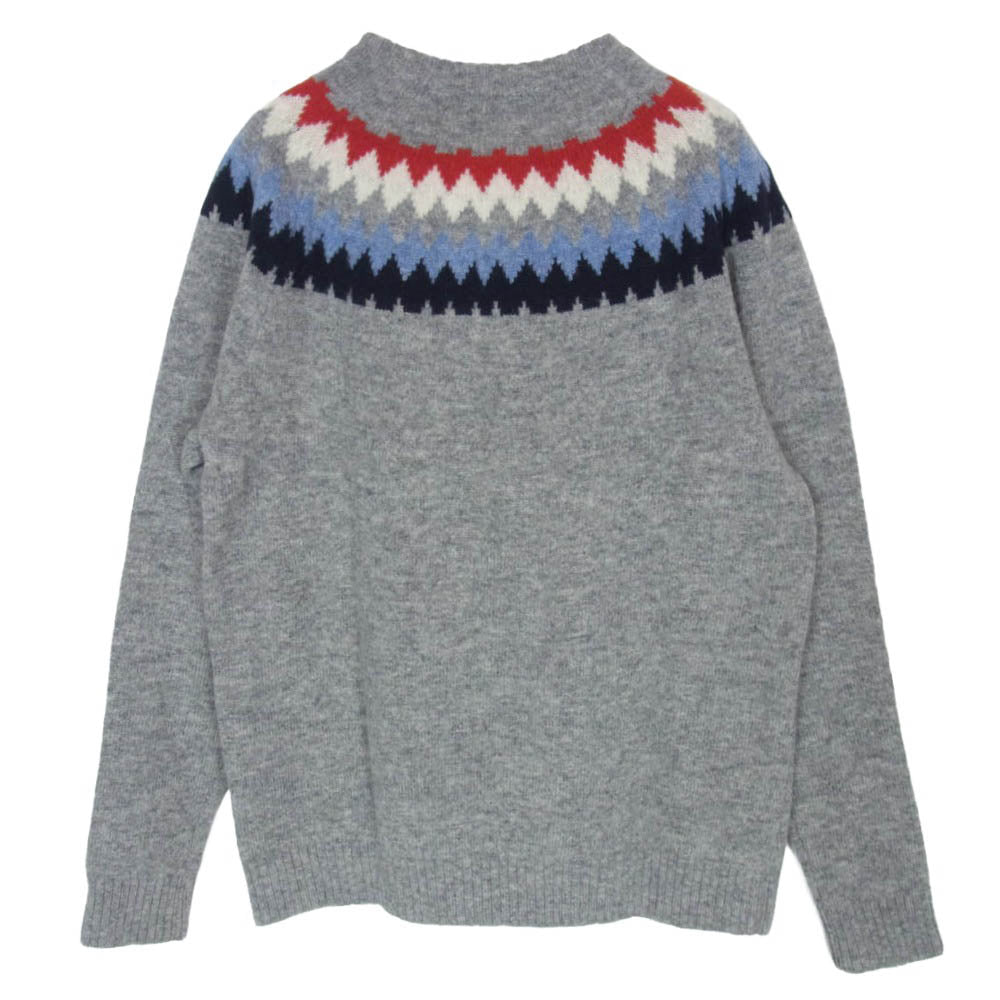 STANDARD CALIFORNIA スタンダードカリフォルニア SD NORDIC SWEATER ノルディック セーター ニット グレー系 M【極上美品】【中古】