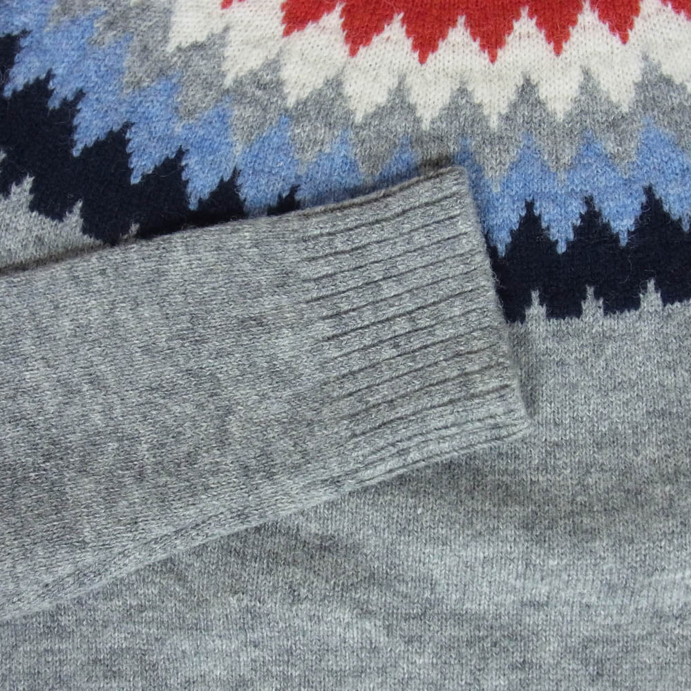 STANDARD CALIFORNIA スタンダードカリフォルニア SD NORDIC SWEATER ノルディック セーター ニット グレー系 M【極上美品】【中古】