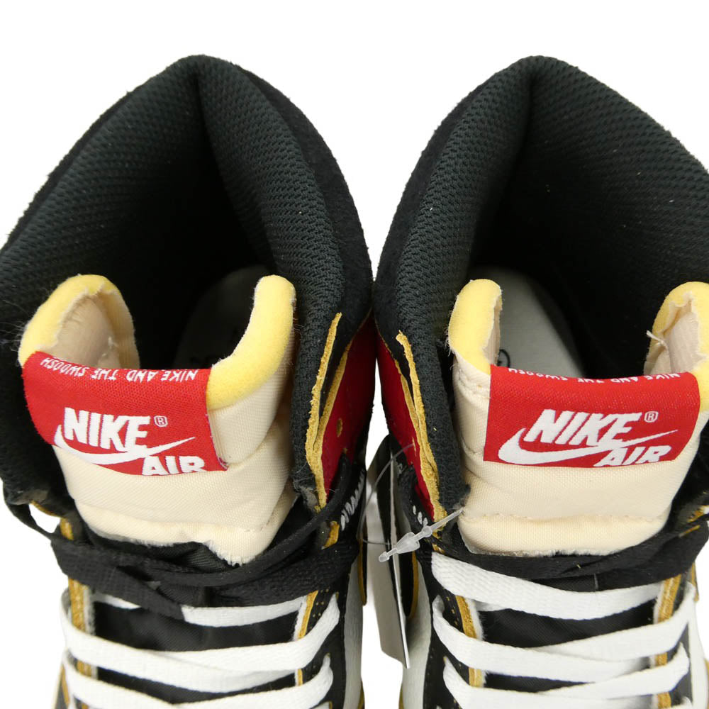 NIKE AIR JORDAN ナイキ ジョーダン IO7847-002 x fragment design フラグメント × UNION ユニオン Air Jordan 1 Retro High OG AJ1 エアジョーダン ハイカット スニーカー ブラック系 オフホワイト系 レッド、ブルー 28cm【新古品】【未使用】【中古】