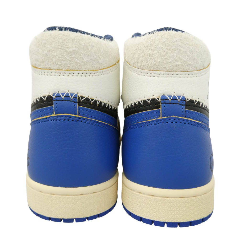 NIKE AIR JORDAN ナイキ ジョーダン IO7847-001 【フェイクバスターズ鑑定済】x fragment design フラグメント × UNION ユニオン Air Jordan 1 Retro High OG AJ1 エアジョーダン ハイカット スニーカー ブルー系 ブラック系 28cm【新古品】【未使用】【中古】