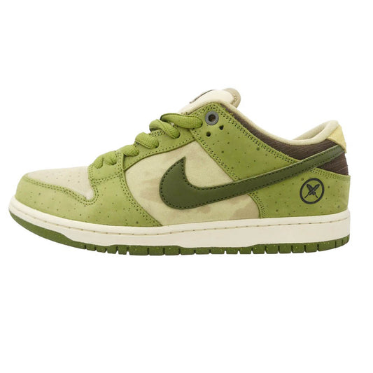 NIKE ナイキ HF8022-300 × Yuto Horigome SB Dunk Low 堀米雄斗 SB ダンク ロー スニーカー モスグリーン系 ベージュ系 27.5cm【中古】