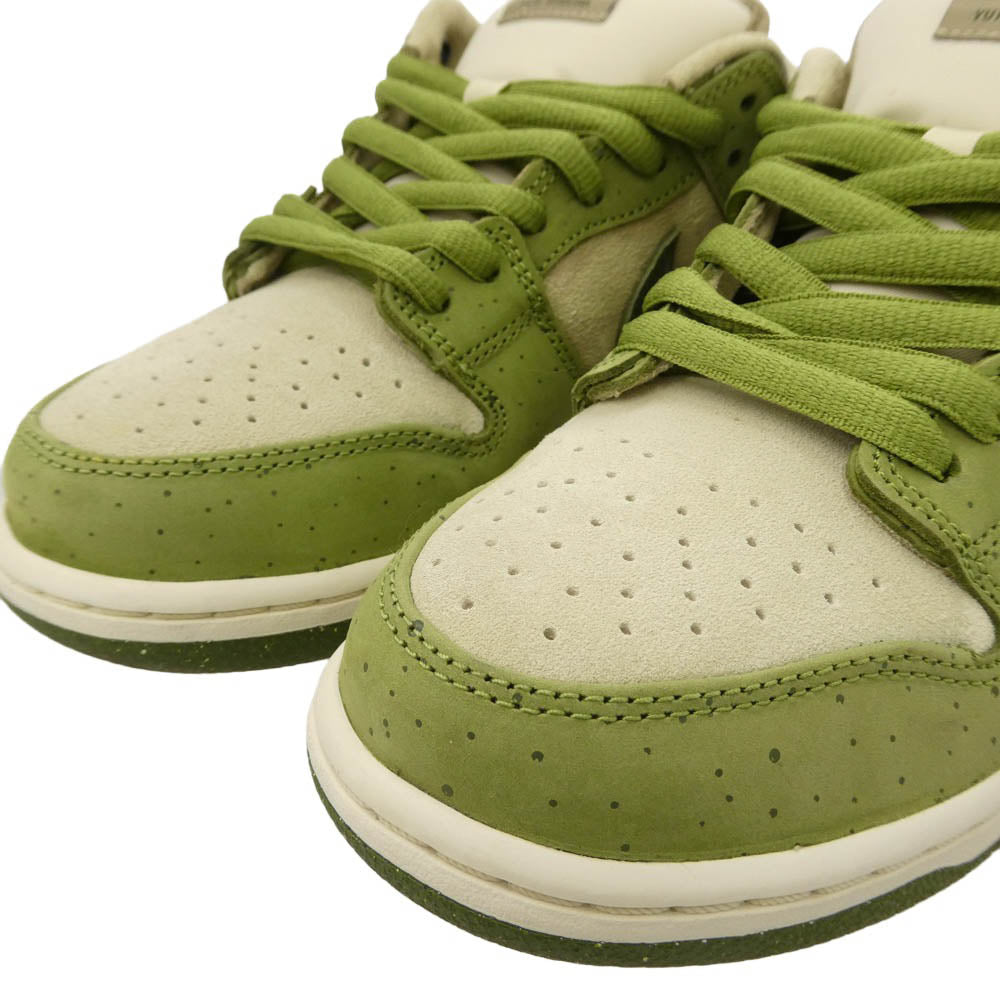 NIKE ナイキ HF8022-300 × Yuto Horigome SB Dunk Low 堀米雄斗 SB ダンク ロー スニーカー モスグリーン系 ベージュ系 27.5cm【中古】