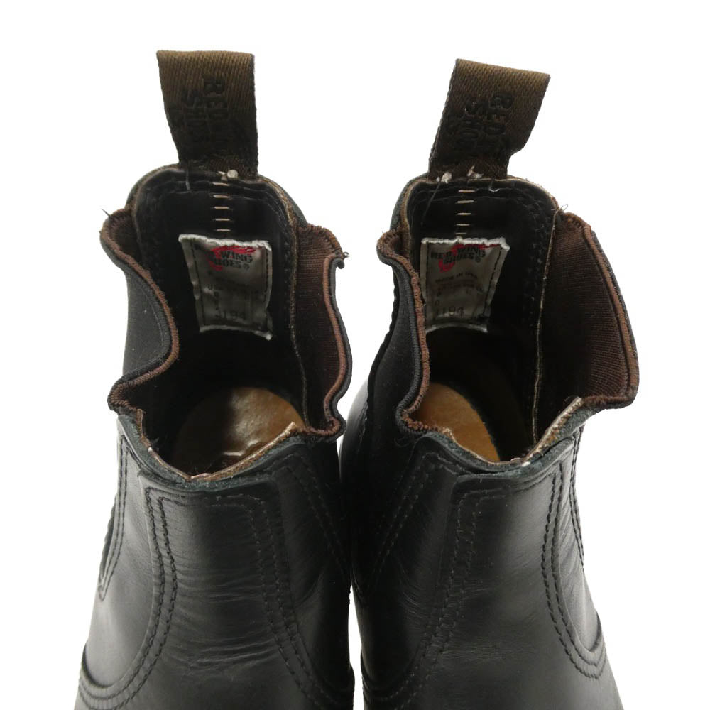 RED WING レッドウィング 3194 CLASSIC CHELSEA クラシック チェルシー サイドゴア ブーツ ブラック系 US8D【中古】