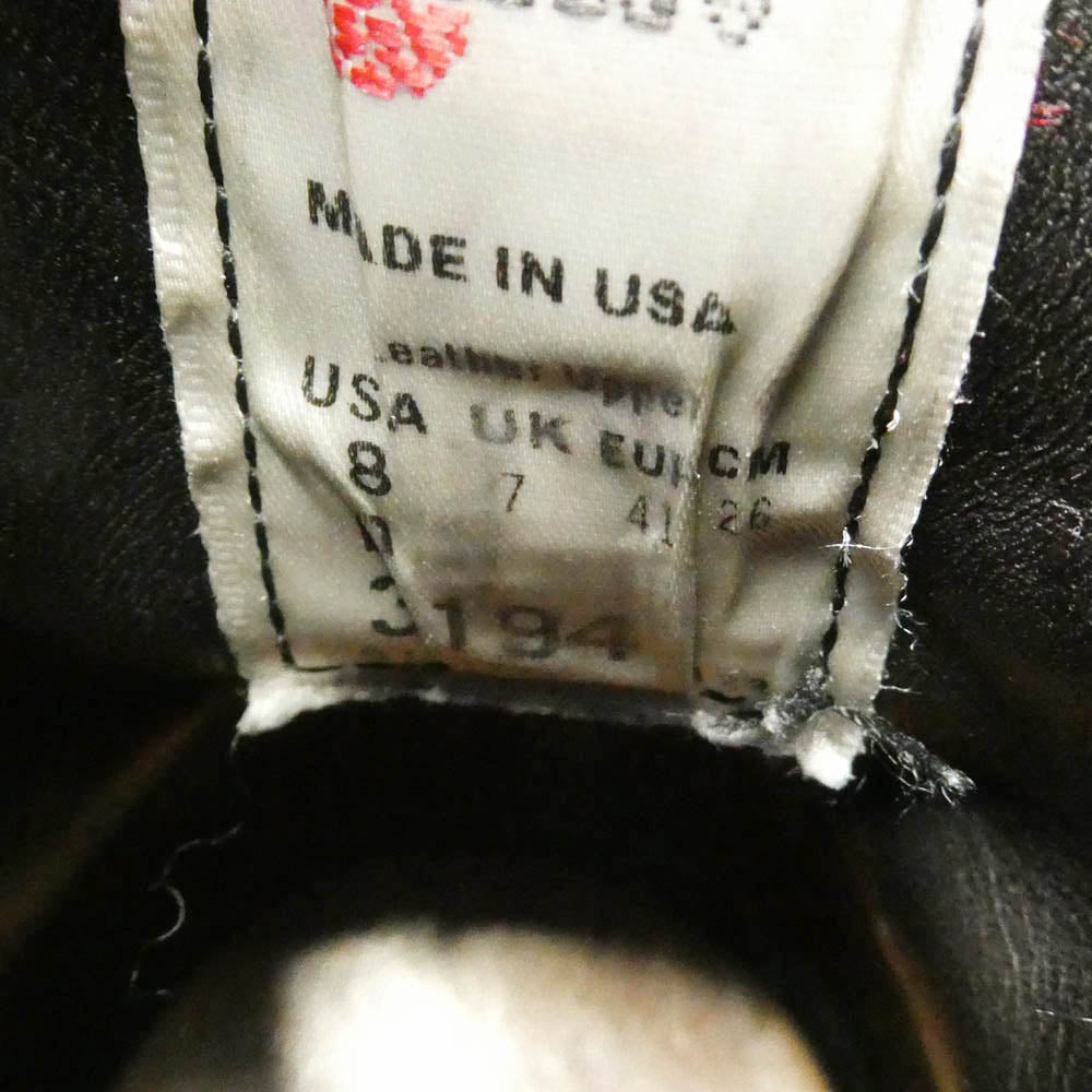 RED WING レッドウィング 3194 CLASSIC CHELSEA クラシック チェルシー サイドゴア ブーツ ブラック系 US8D【中古】