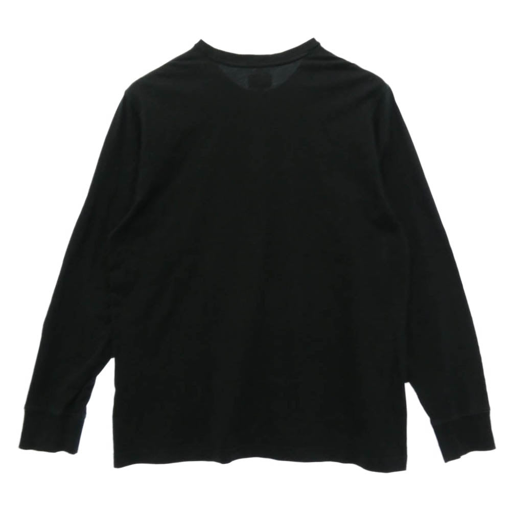 Supreme シュプリーム 17AW Metallic Box Logo L/S Tee メタリック ボックスロゴ 長袖 Tシャツ カットソー ブラック系 L【中古】