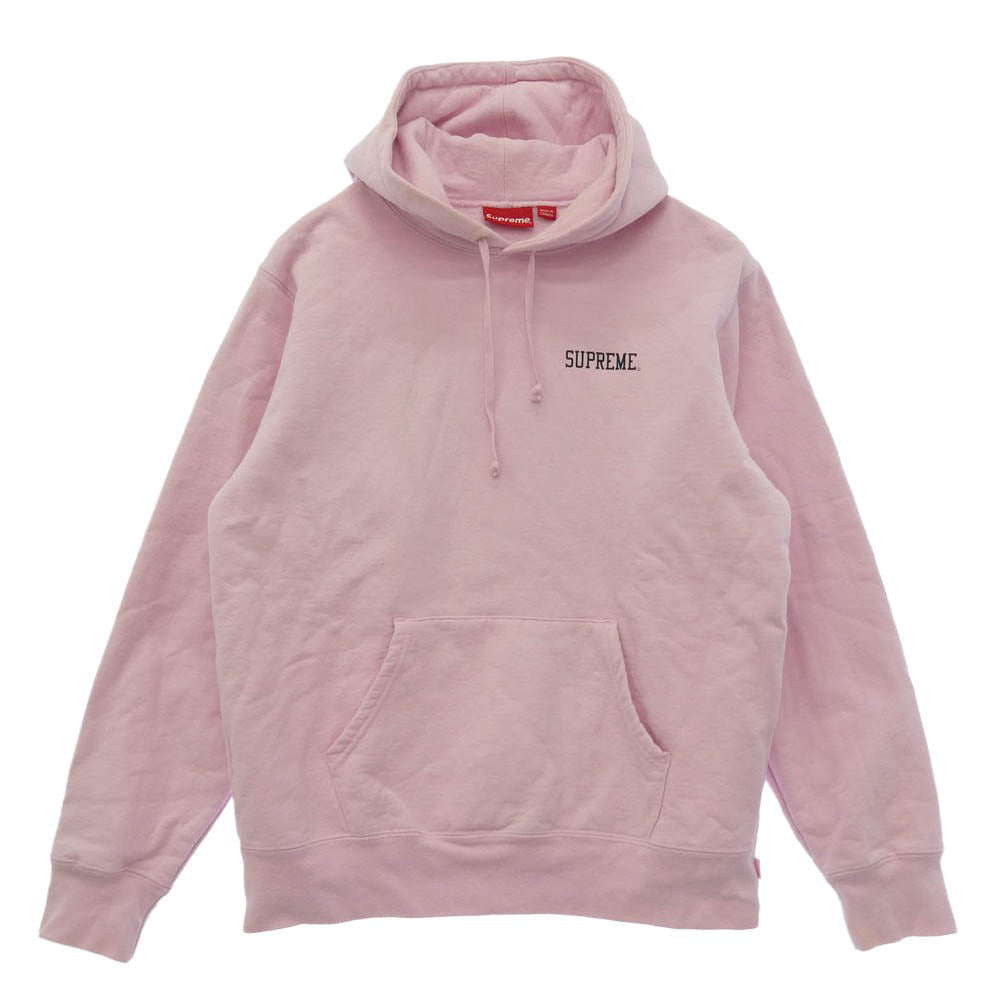 Supreme シュプリーム 20AW x Joel Peter Witkin ジョエル ピーターウィトキン Sanitarium Hooded Sweatshirt サニタリウム フーデッド プルオーバー パーカー ピンク系 L【中古】