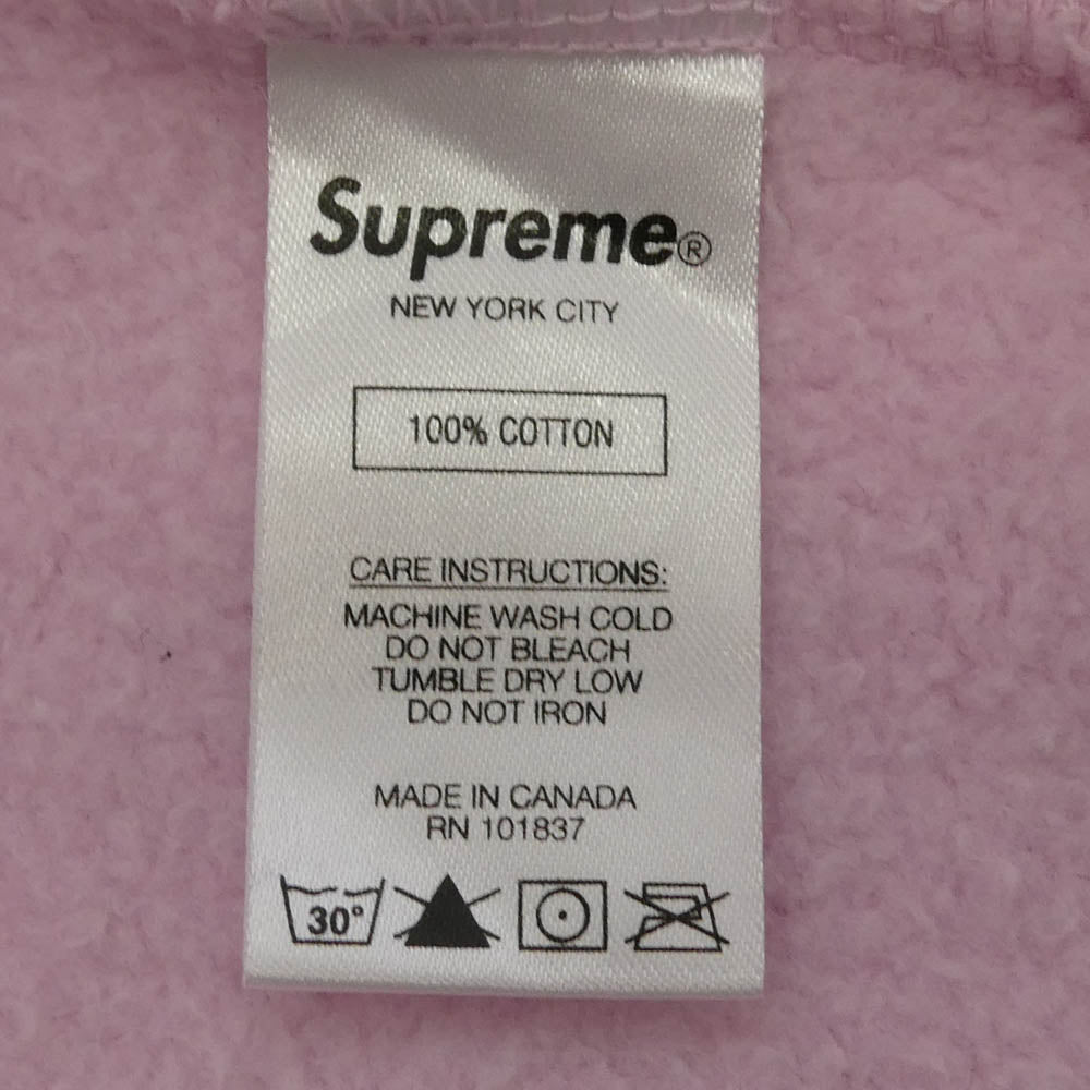 Supreme シュプリーム 20AW x Joel Peter Witkin ジョエル ピーターウィトキン Sanitarium Hooded Sweatshirt サニタリウム フーデッド プルオーバー パーカー ピンク系 L【中古】