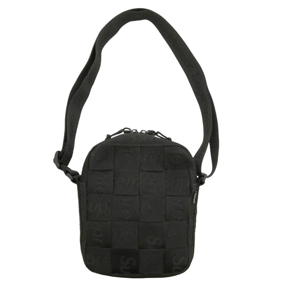Supreme シュプリーム Woven Shoulder Bag ウーブン ショルダーバッグ ブラック系【中古】