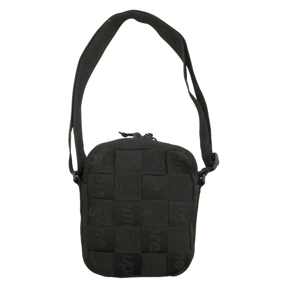 Supreme シュプリーム Woven Shoulder Bag ウーブン ショルダーバッグ ブラック系【中古】