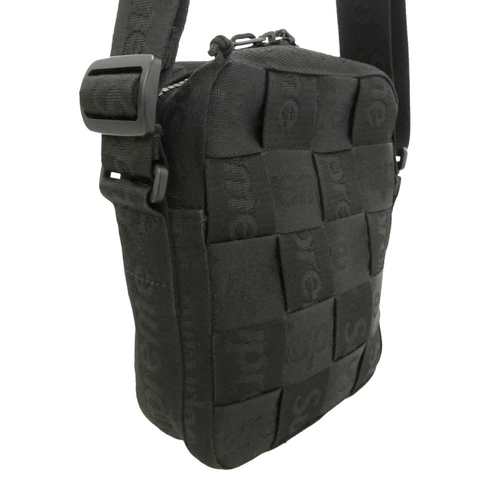 Supreme シュプリーム Woven Shoulder Bag ウーブン ショルダーバッグ ブラック系【中古】