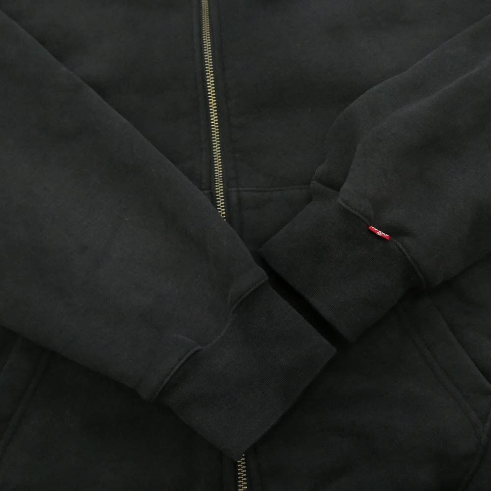 NIKE AIR JORDAN ナイキ ジョーダン Levi's リーバイス IM6734-010 x Levi's リーバイス Heavyweight Fleece Zip Hoodie ヘビーウェイト フリース ジップアップ フーディー パーカー ブラック系 M【中古】