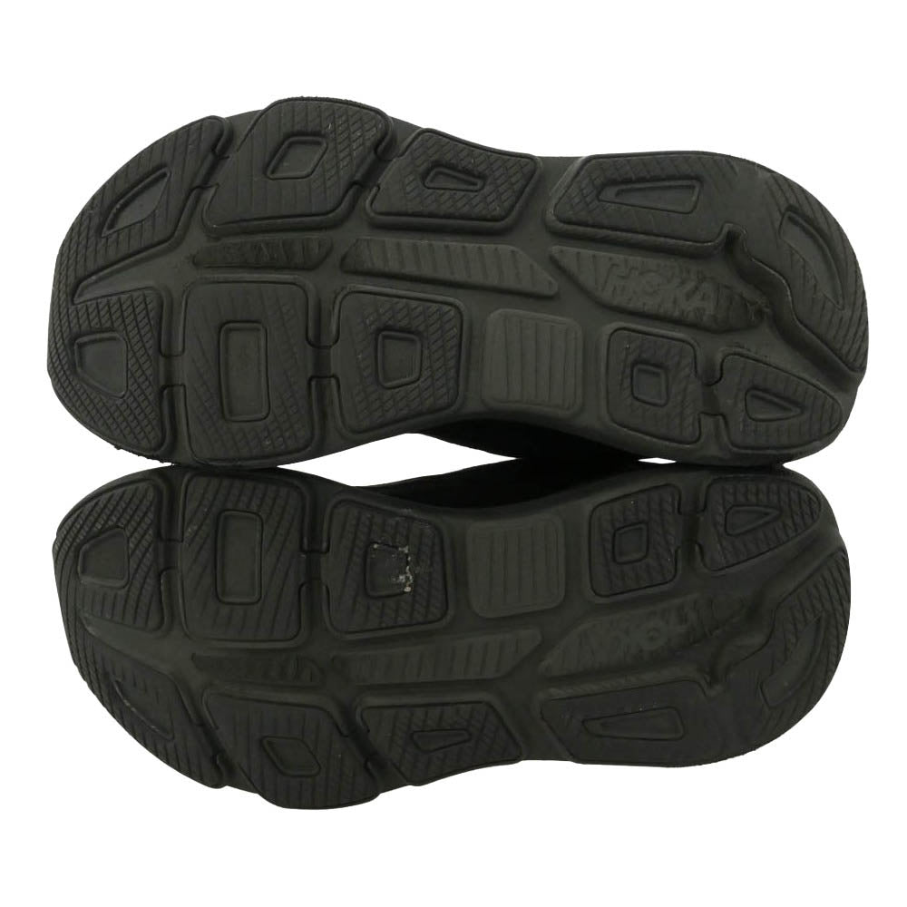 HOKA ONE ONE ホカ オネオネ 1162013 Bondi 9 Wide Black Black ボンダイ9 ワイド ブラック ブラック ランニングシューズ ローカットスニーカー ブラック系 26cm【中古】