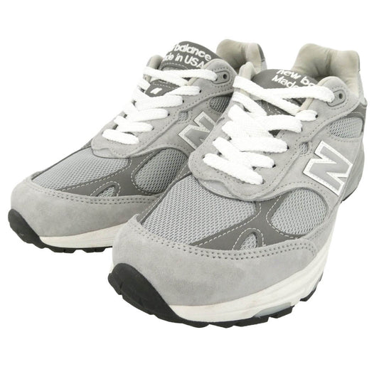 NEW BALANCE ニューバランス MR993GL 993 Gray グレー ローカットスニーカー グレー系 26.5cm【美品】【中古】