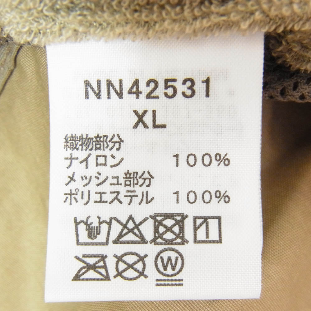 THE NORTH FACE ノースフェイス NN42531 Horizon Hat ホライズンハット メッシュ バケットハット 帽子 カーキ系 XL【美品】【中古】