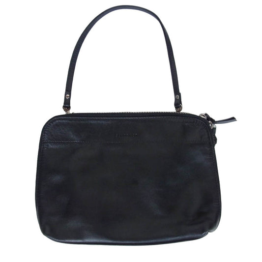 サンドクヴィスト 2WAY レザー ハンドバッグ ショルダーバッグ ブラック系【中古】