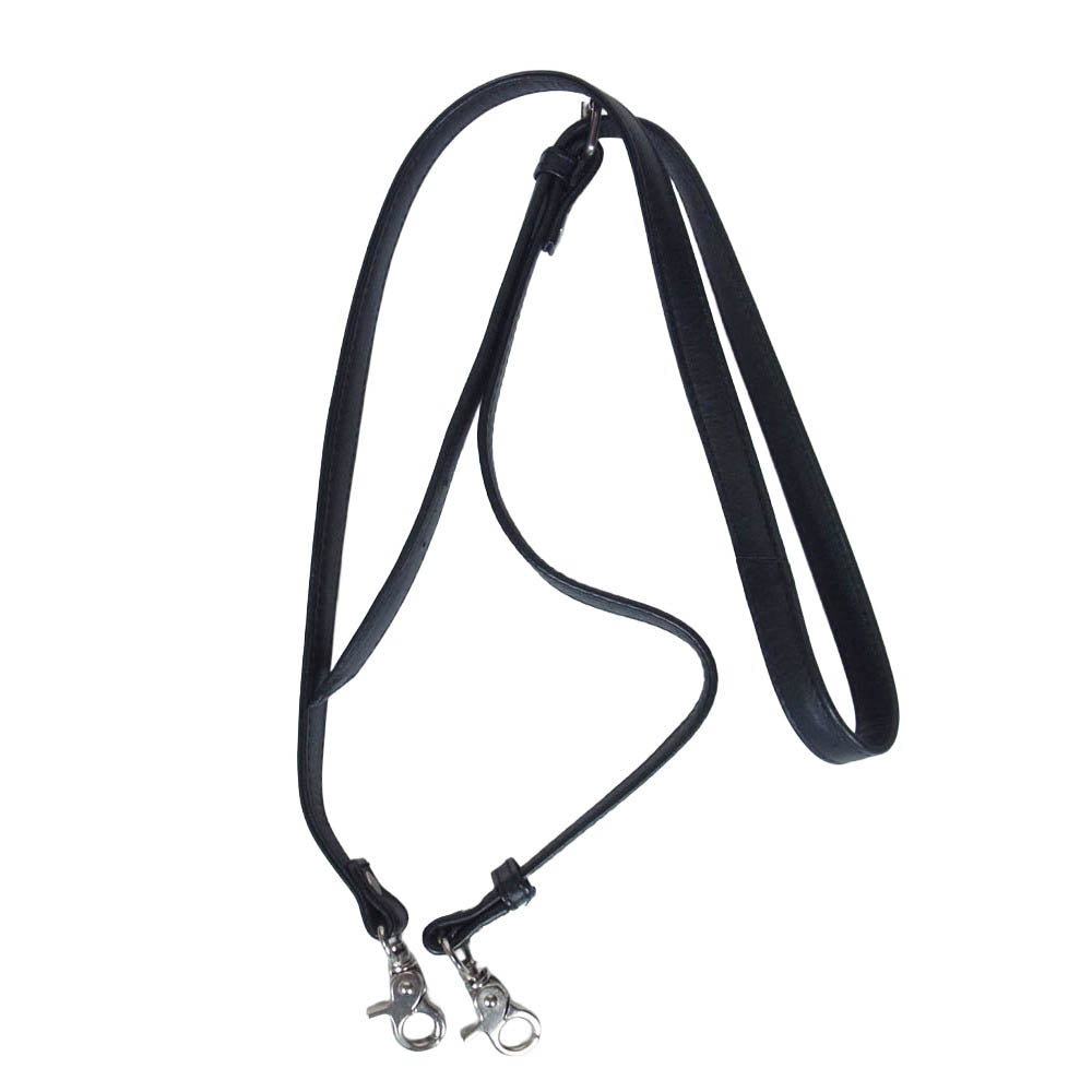 サンドクヴィスト 2WAY レザー ハンドバッグ ショルダーバッグ ブラック系【中古】
