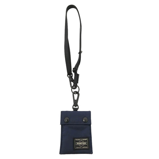 PORTER ポーター PICK MULTI CASE ピック マルチケース 財布 コインケース ネイビー系【中古】