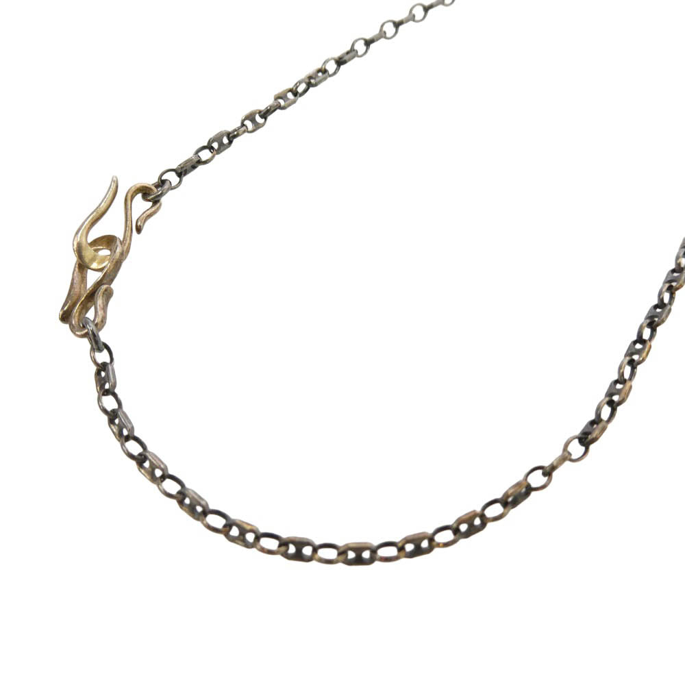 ロロ mutual necklace 50cm マスクスチェーン ネックレス シルバー系【中古】