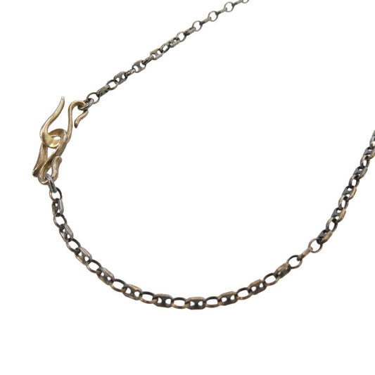 ロロ mutual necklace 50cm マスクスチェーン ネックレス シルバー系【中古】