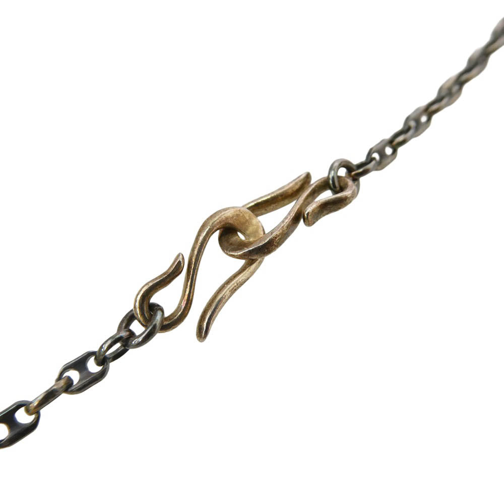 ロロ mutual necklace 50cm マスクスチェーン ネックレス シルバー系【中古】