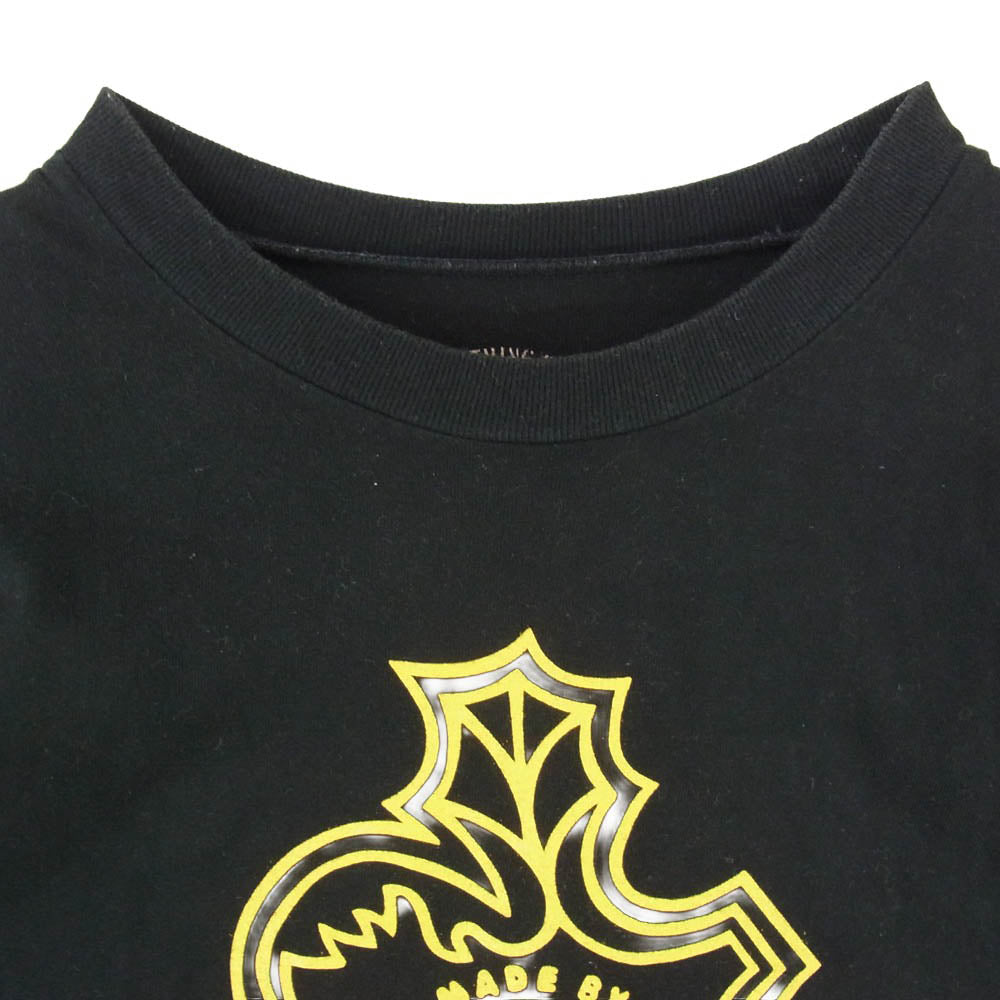 TENDERLOIN テンダーロイン T-TEE エンブレム ショートスリーブ 半袖 クルーネック 丸首 Tシャツ ブラック系 M【中古】