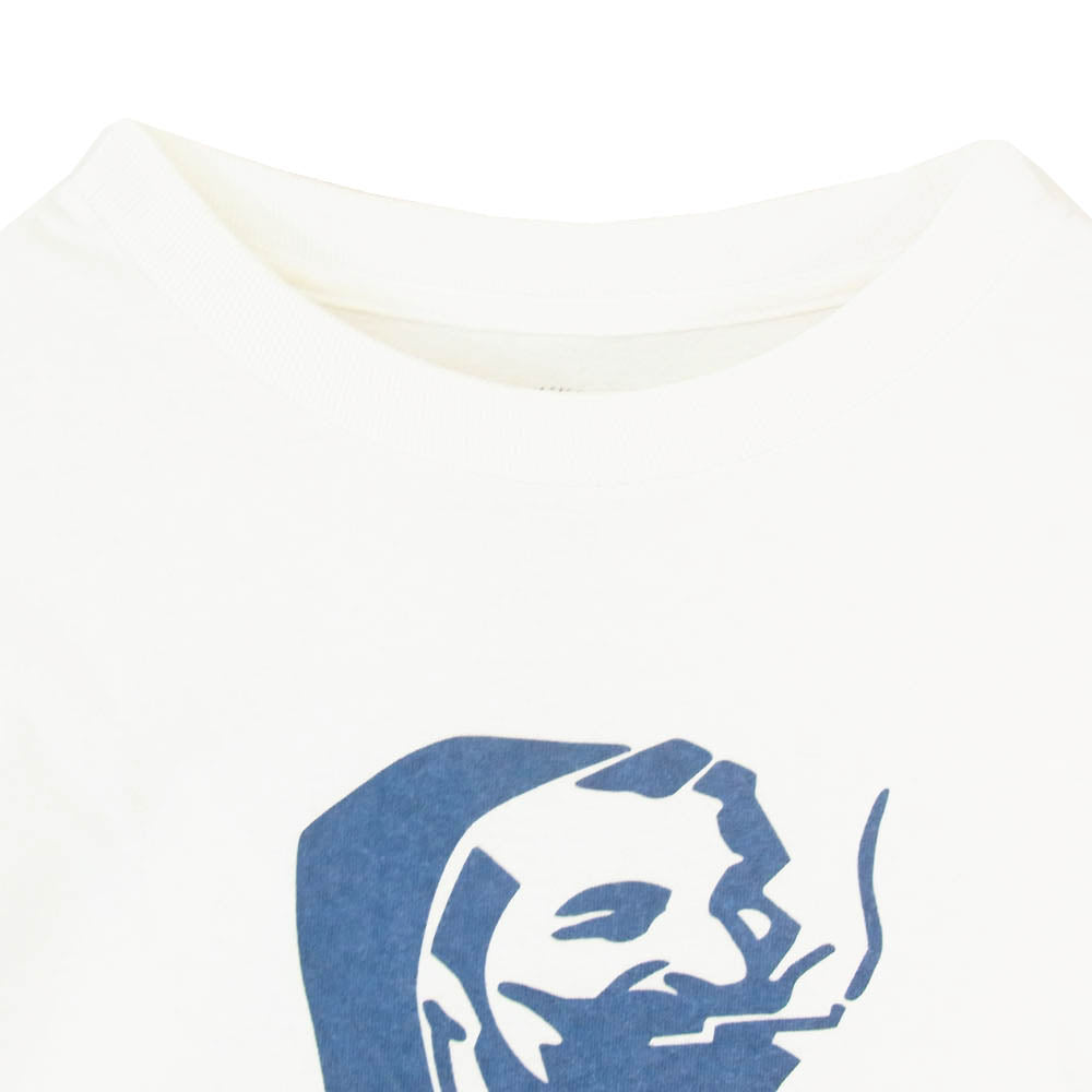 TENDERLOIN テンダーロイン T-TEE ZIG ZAG ジグザグプリント 半袖 ショートスリーブ クルーネック Tシャツ ホワイト系 S【中古】