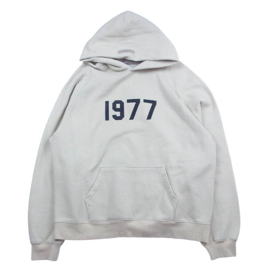 FEAR OF GOD フィアオブゴッド ESSENTIALS 1977 Relaxed Hoodie エッセンシャルズ プルオーバー スウェット パーカー ベージュ系 XL【中古】
