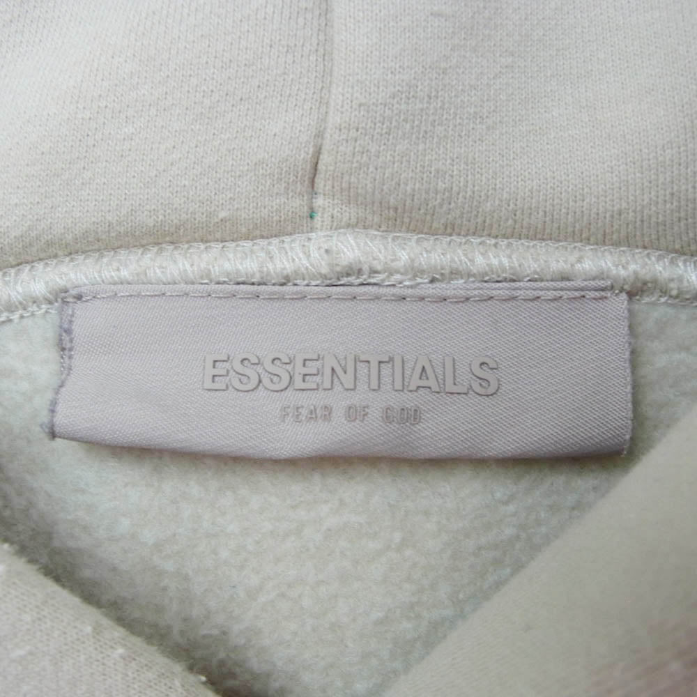FEAR OF GOD フィアオブゴッド ESSENTIALS 1977 Relaxed Hoodie エッセンシャルズ プルオーバー スウェット パーカー ベージュ系 XL【中古】