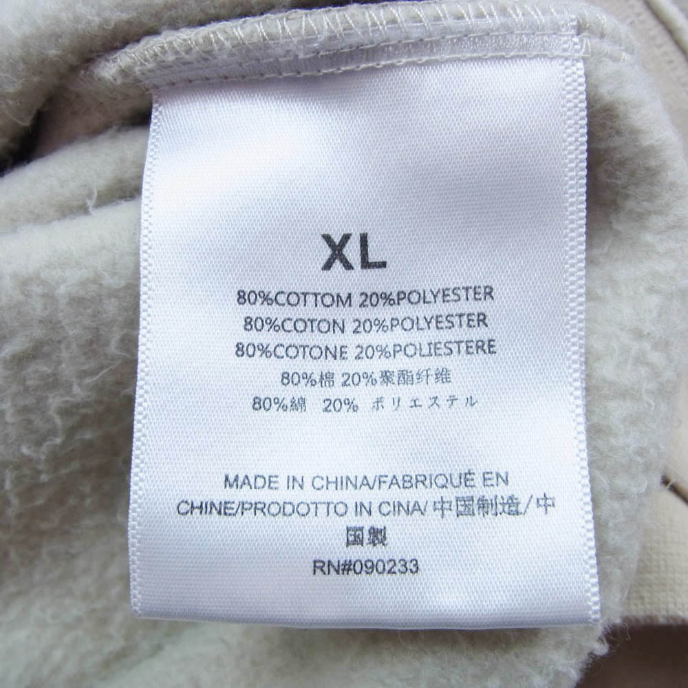 FEAR OF GOD フィアオブゴッド ESSENTIALS 1977 Relaxed Hoodie エッセンシャルズ プルオーバー スウェット パーカー ベージュ系 XL【中古】