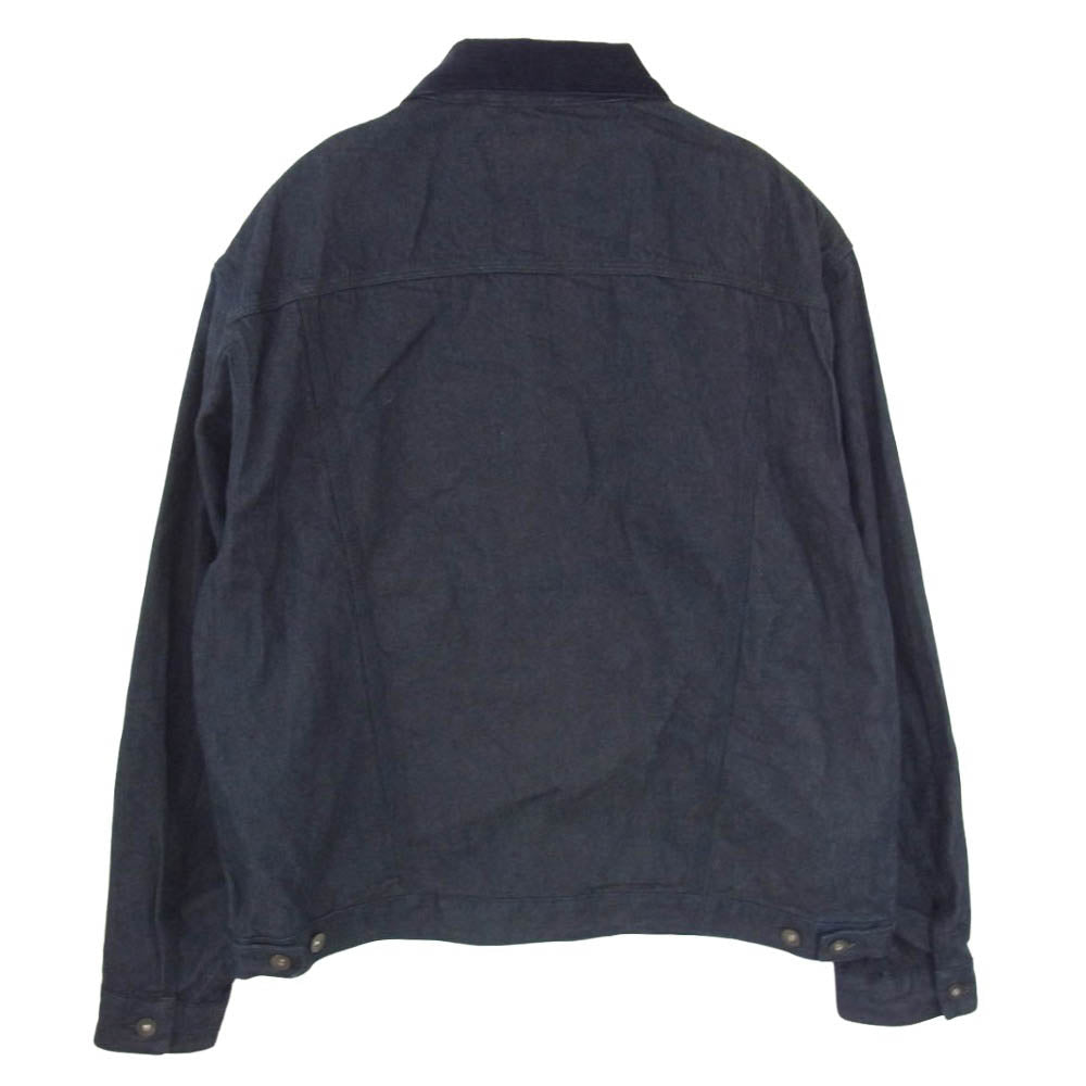 モドメント 25AW M2520-1A013F ZIP TRUCKER JKT ジップ トラッカー ジャケット 襟コーデュロイ デニムジャケット インディゴブルー系 S【美品】【中古】