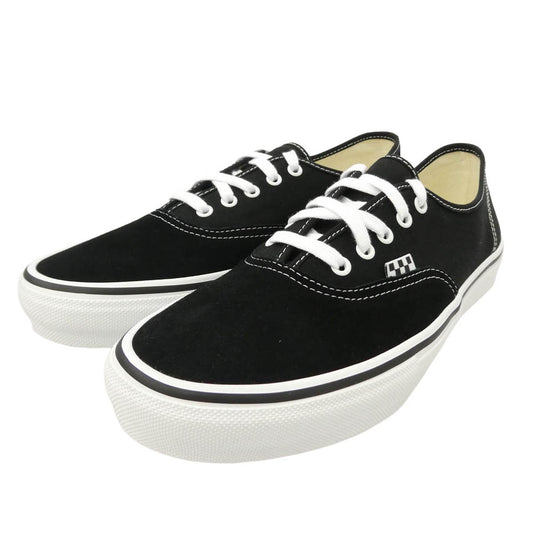 VANS バンズ VN0A5FC8Y28 Skate Authentic Black White スケート オーセンティック ブラックホワイト ローカットスニーカー ブラック系 ホワイト系 29.5cm【新古品】【未使用】【中古】