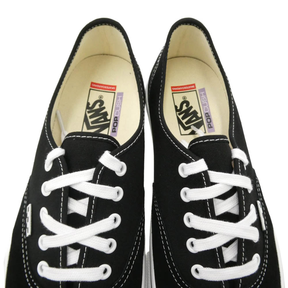 VANS バンズ VN0A5FC8Y28 Skate Authentic Black White スケート オーセンティック ブラックホワイト ローカットスニーカー ブラック系 ホワイト系 29.5cm【新古品】【未使用】【中古】
