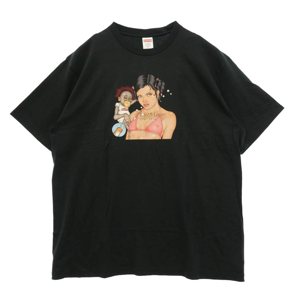 Supreme シュプリーム 25AW Angel Tee エンジェル 半袖 Tシャツ ブラック系 XL【極上美品】【中古】