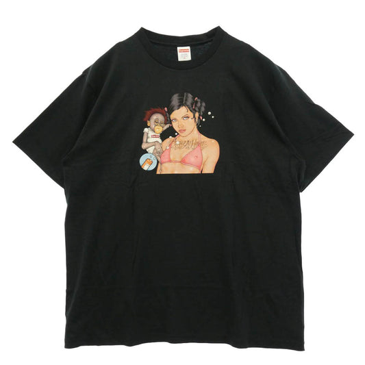 Supreme シュプリーム 25AW Angel Tee エンジェル 半袖 Tシャツ ブラック系 XL【極上美品】【中古】