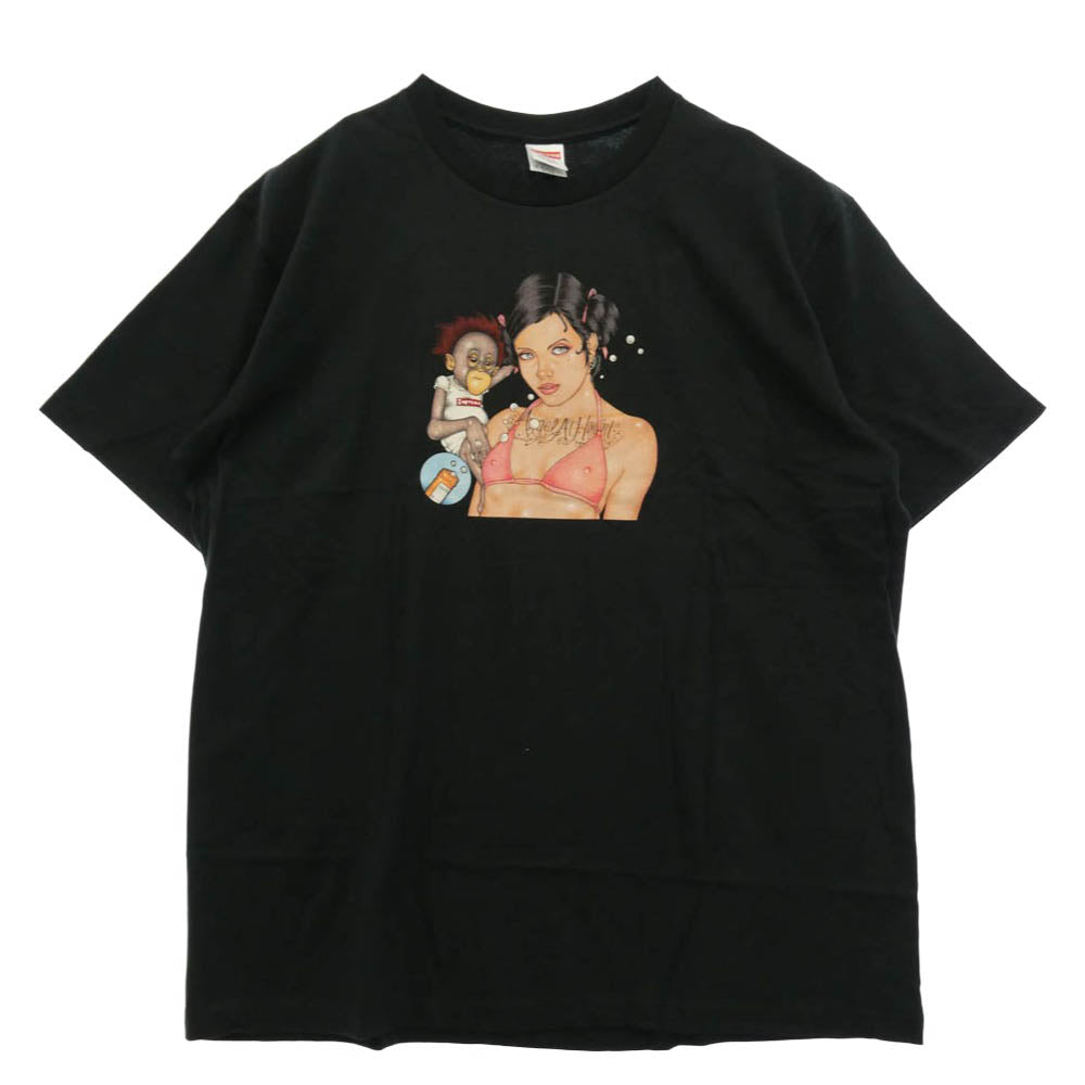 Supreme シュプリーム 25AW Angel Tee エンジェル 半袖 Tシャツ ブラック系 XL【美品】【中古】