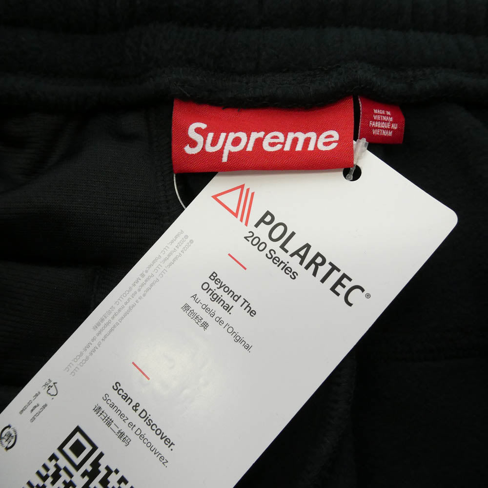 Supreme シュプリーム 25AW Polartec Reflective Piping Pant ポーラテック リフレクティブ パイピング フリースパンツ ブラック系 S【極上美品】【中古】