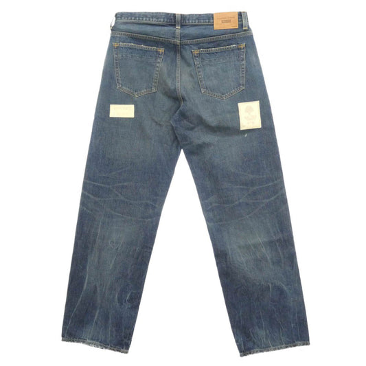 Supreme シュプリーム NUMBER(N)INE ナンバーナイン 25AW x Number (N)ine ナンバーナイン Patches Loose Fit Jean ダメージウォッシュ加工 パッチ ルーズフィット ジーンズ デニムパンツ W32 インディゴブルー系 32【極上美品】【中古】