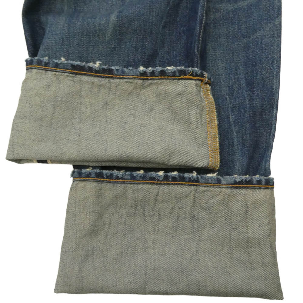 Supreme シュプリーム NUMBER(N)INE ナンバーナイン 25AW x Number (N)ine ナンバーナイン Patches Loose Fit Jean ダメージウォッシュ加工 パッチ ルーズフィット ジーンズ デニムパンツ W32 インディゴブルー系 32【極上美品】【中古】