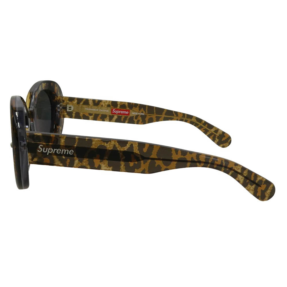 Supreme シュプリーム NUMBER(N)INE ナンバーナイン 25AW x Number (N)ine ナンバーナイン Sunglasses Leopard サングラス レオパード　 ブラウン系 ブラック系【極上美品】【中古】